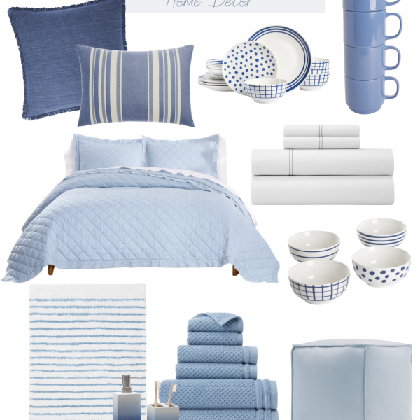 Blue and White Bedding, Bath and Dining from Gap Home at Walmart