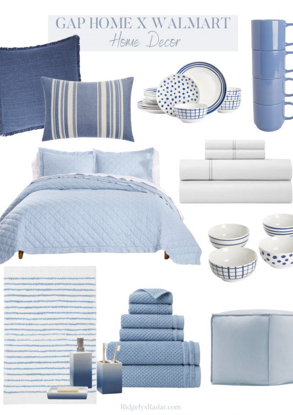 Blue and White from Gap Home at Walmart