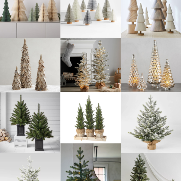 Yes, It is time to buy faux Christmas trees! The stores are are stocked with Holiday and if you don't purchase, you may miss out!