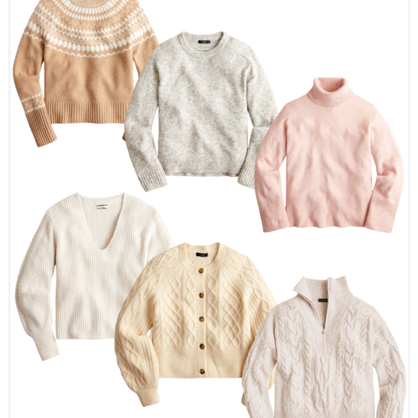 It's time to pull out your sweaters and maybe add a few new ones to your closet. You will live in these neutral and cozy sweaters!