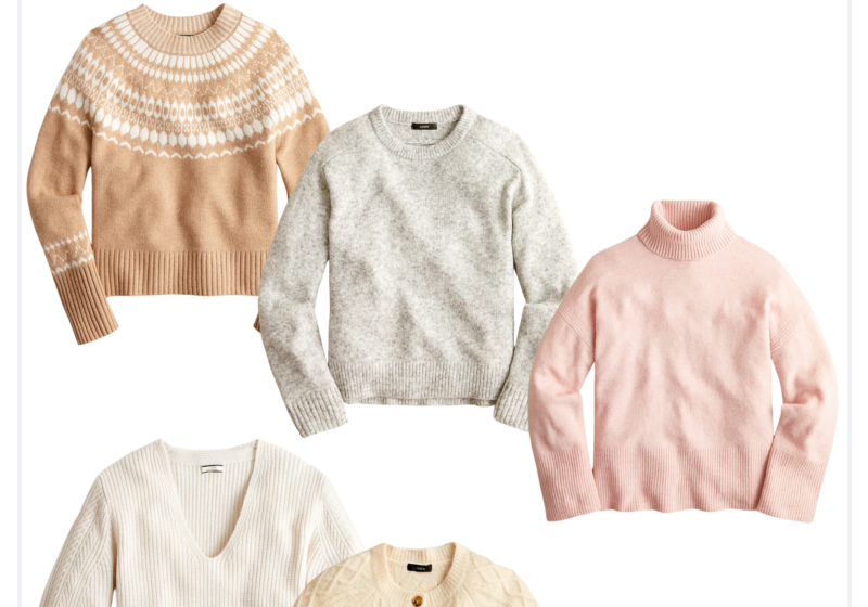 It's time to pull out your sweaters and maybe add a few new ones to your closet. You will live in these neutral and cozy sweaters!