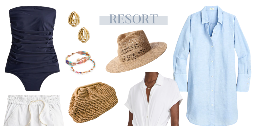 Resort Time is Here! Are you traveling after the Holidays or in the New Year? Here are some clothes and accessories to freshen your wardrobe.