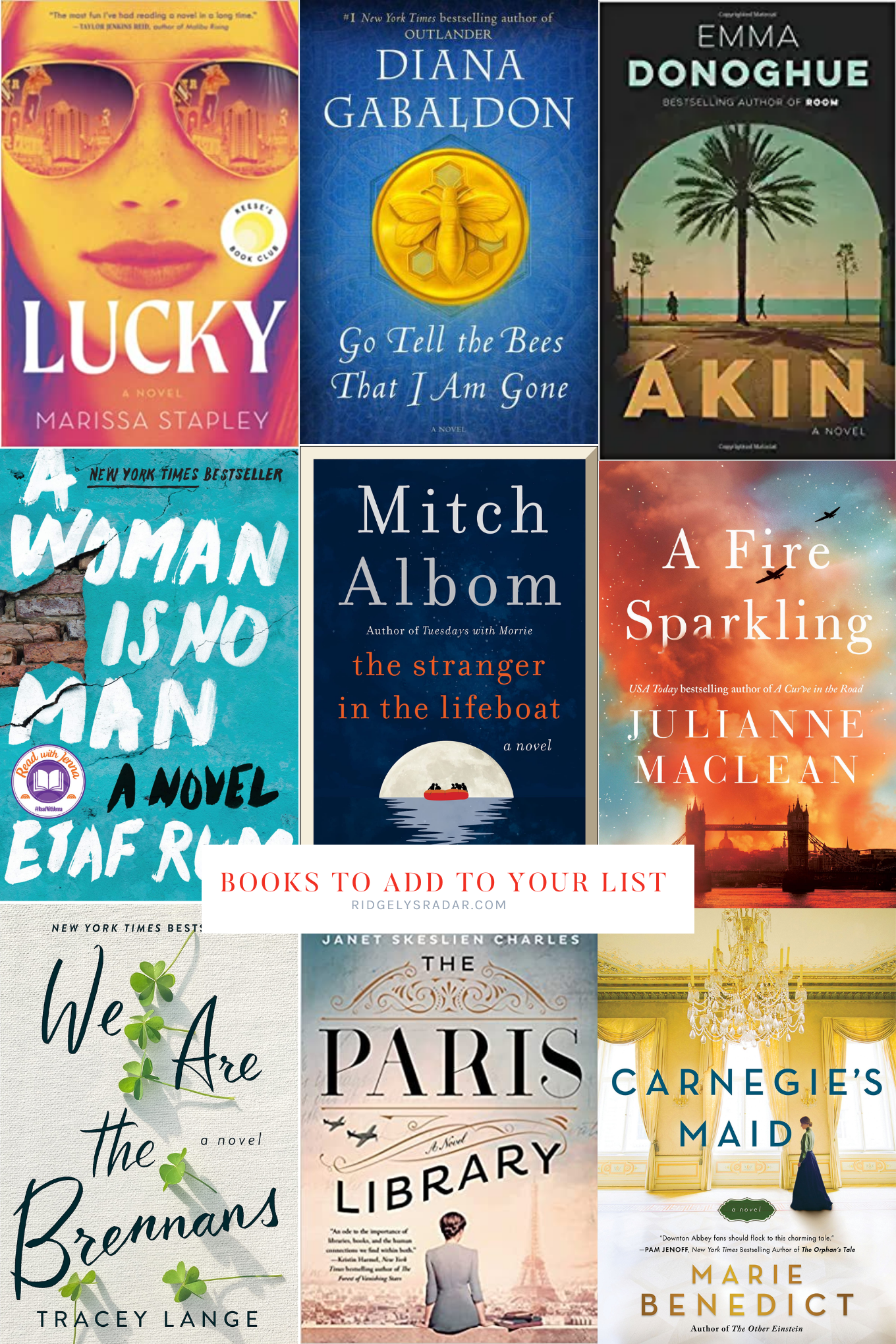 Here are some good books to read now. I did a big search and added new titles to my Goodreads so I always have a list to pick from.