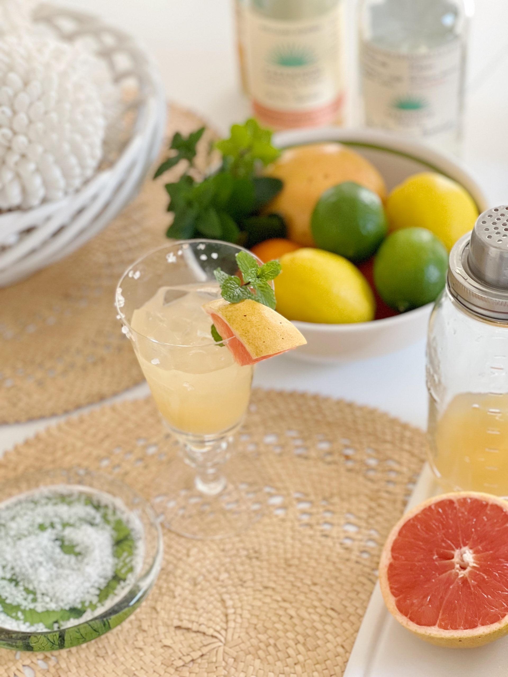 Casamigos Cocktail Mixers make entertaining easy and delicious. Just add tequila, ice and some fresh fruit to garnish!