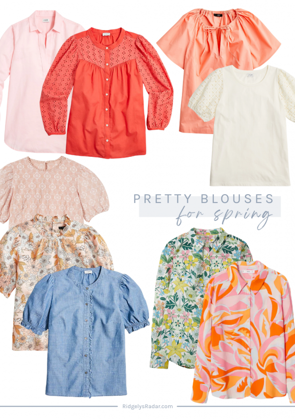 Pretty Blouses for Spring