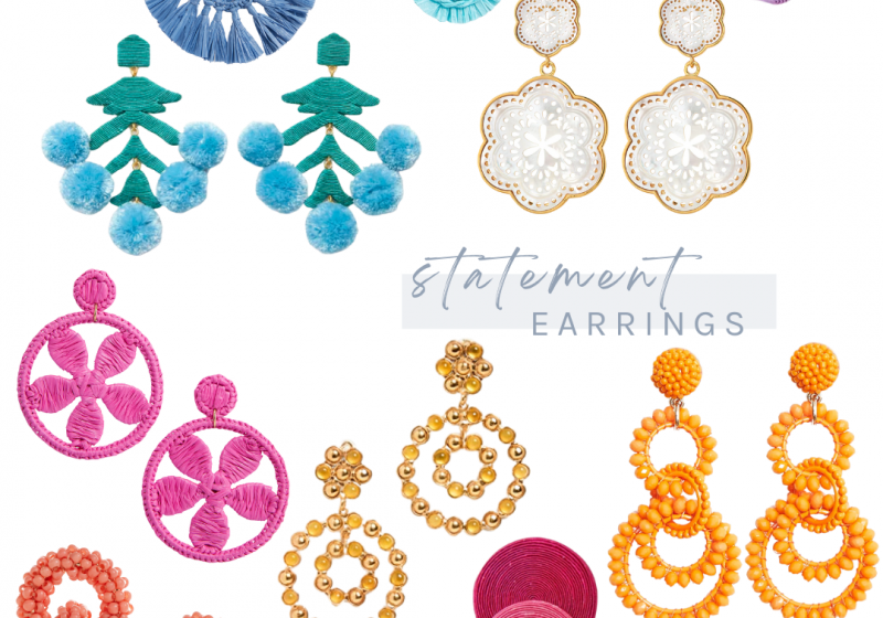 Nothing upgrades your look better than a gorgeous pair of statement earrings. Choose from fun colors or chic neutrals. Check these out!