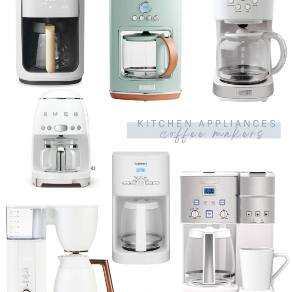 Rounding up the best looking white coffee makers that don't take up a ton of counter space room and, hopefully, produce delicious coffee.