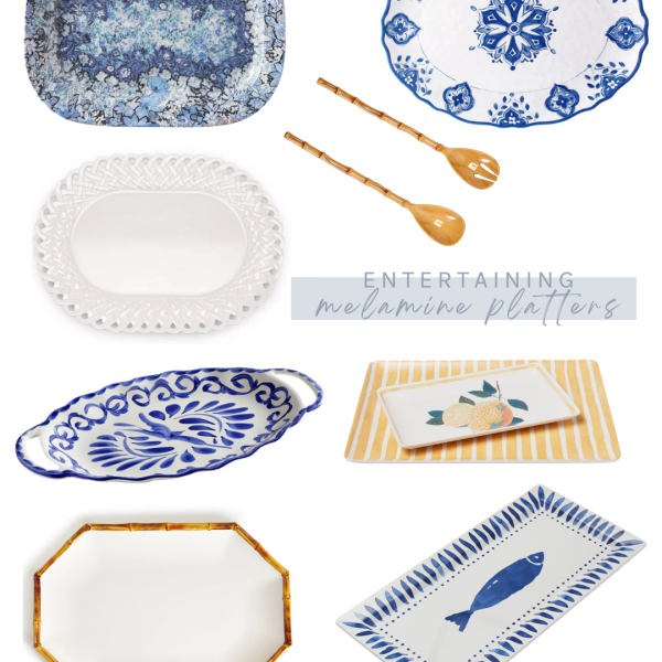 Entertain in style with melamine platters that are lightweight, dishwasher safe and look beautiful with any table setting.