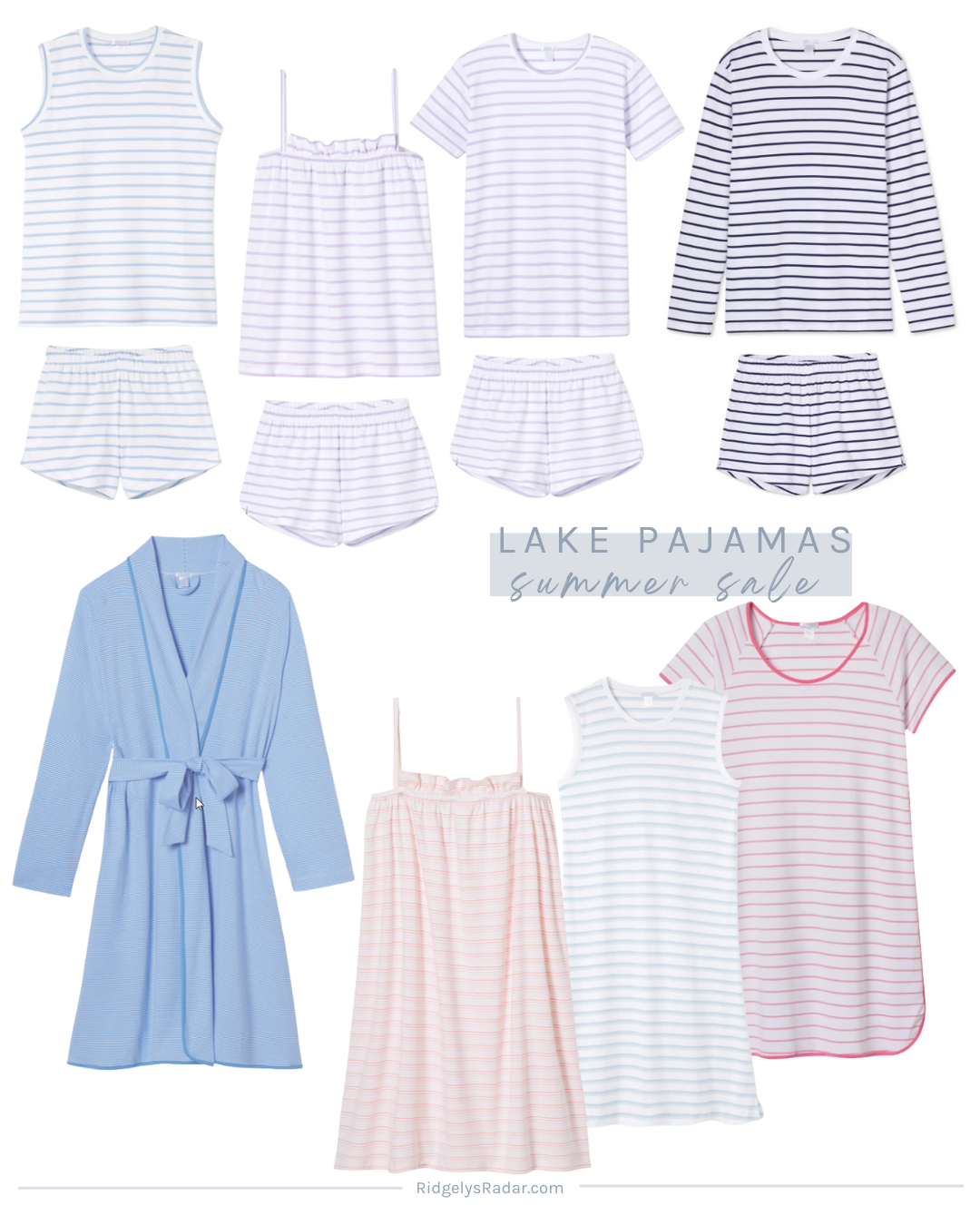 Stock up at the Lake Pajamas Summer sale with super soft pima cotton sets for babies, kids, maternity, ladies and men. They are the BEST!