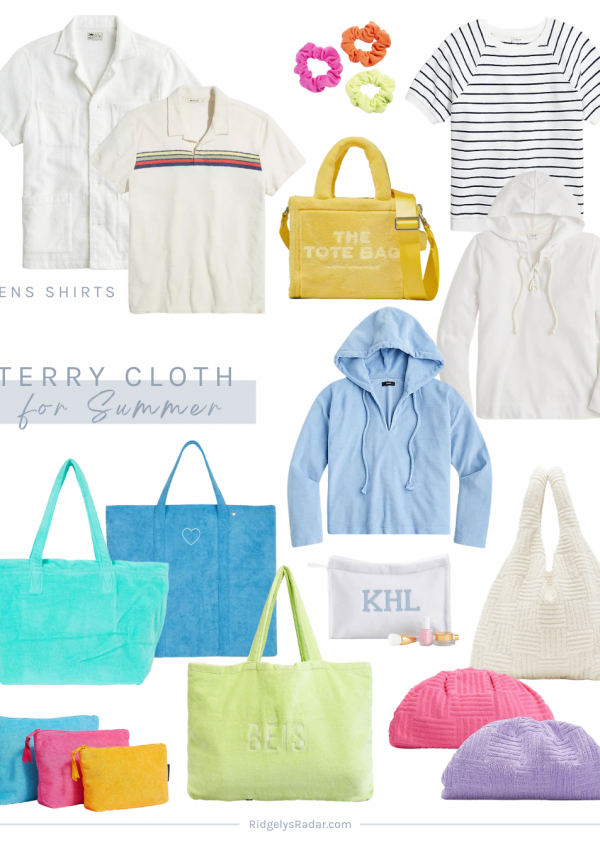 Terry Cloth is Trending for Summer