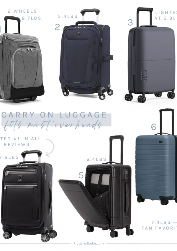 Best Rolling Carry On Luggage that will Fit Overhead