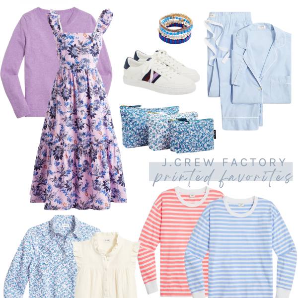 Check out my new finds at J.Crew Factory from pretty floral prints to stripes and classic weekend pieces. that work from day to night.