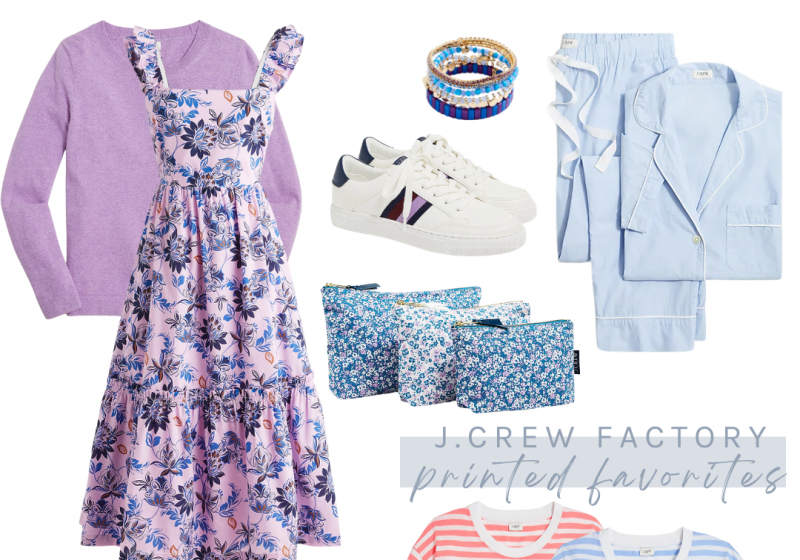 Check out my new finds at J.Crew Factory from pretty floral prints to stripes and classic weekend pieces. that work from day to night.