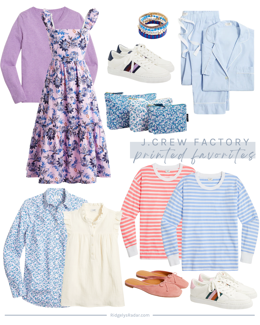 Check out my new finds at J.Crew Factory from pretty floral prints to stripes and classic weekend pieces. that work from day to night.