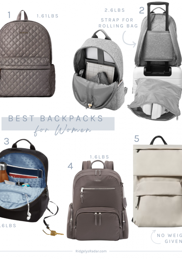 Best Fashionable Travel Backpacks for Women