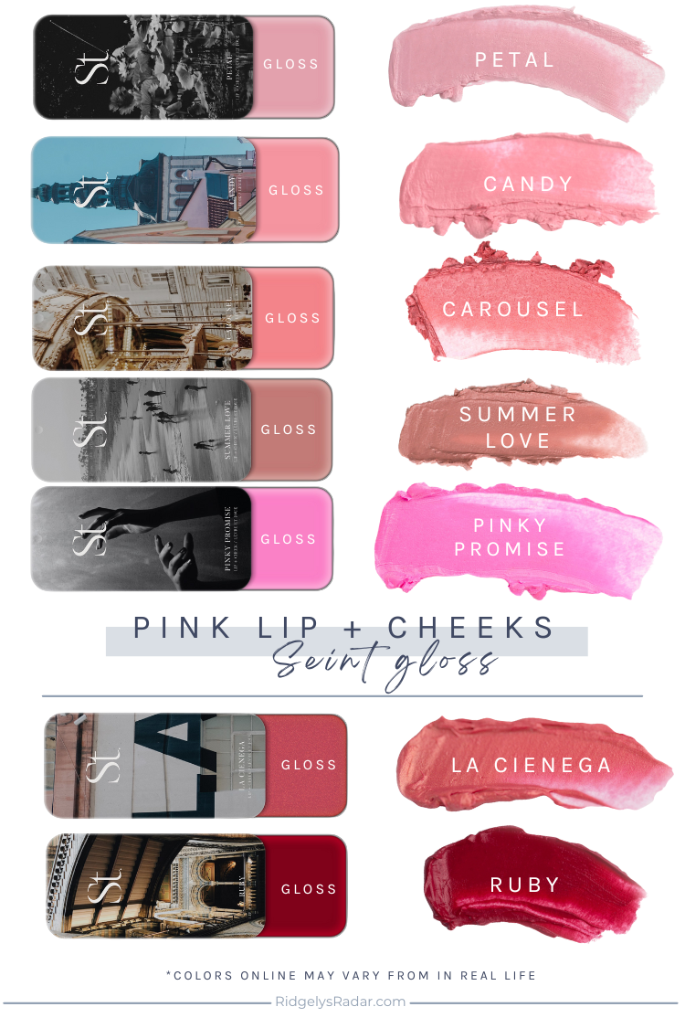 Seint Beauty Pink Gloss Lip + Cheeks