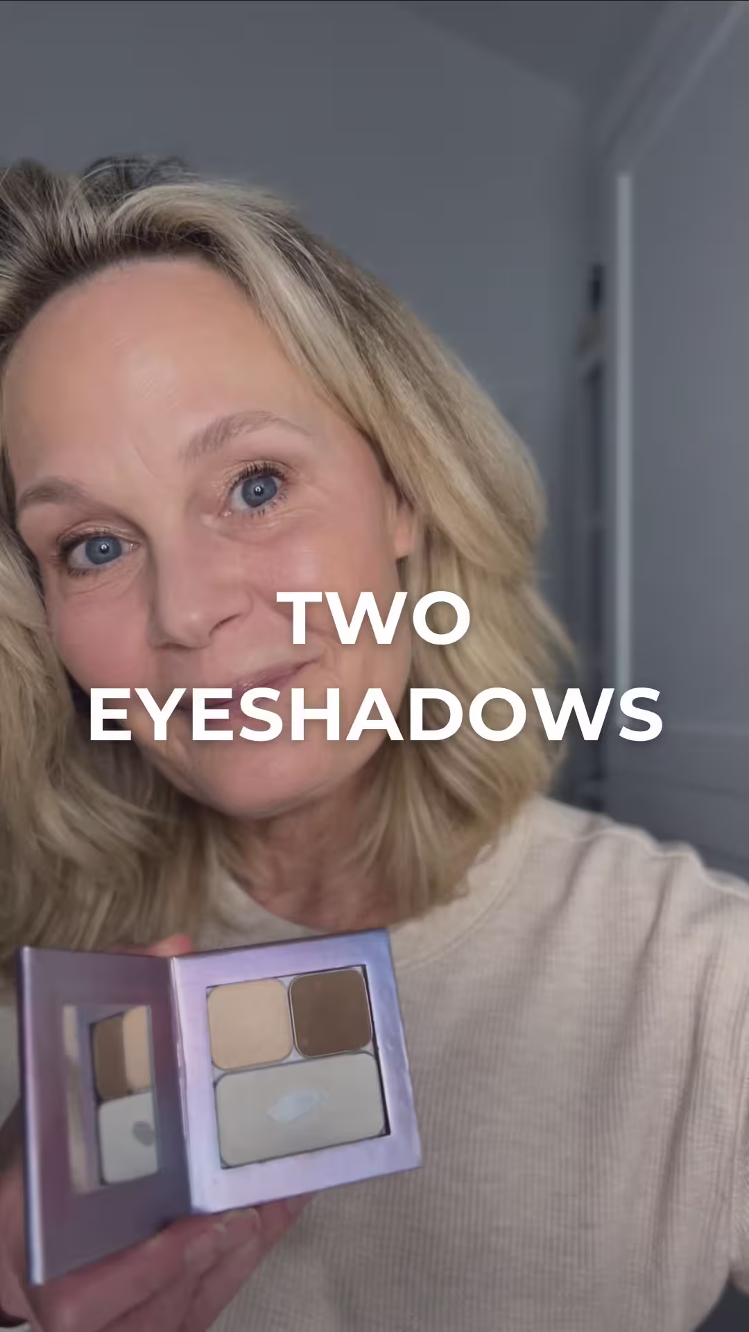 Let me show you how to apply two eyeshadows, the perfect beginner tutorial for women over 50